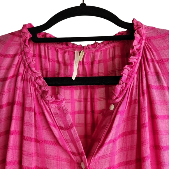 Free People Edie Maxi Dress - Vibrant Hot Pink - Picture 7 of 15